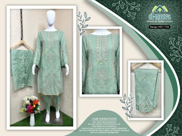 Al Meera 1156 Light Color Pakistani Readymade Suit Collection